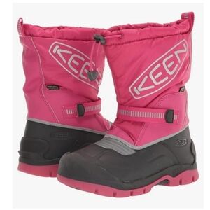Keen NEW Troll Pac Waterproof Winter Insulated Snow Pink Boots Sz 5 Youth Girls